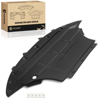 Front Engine Splash Shield with Insulation Foam