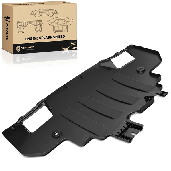 Front Black Engine Splash Shield for 2021-2024 Ford Bronco