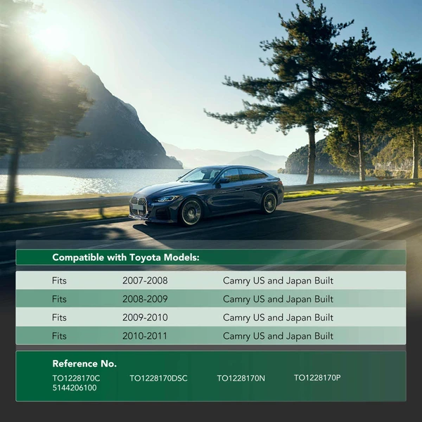 Front Driver Lower Engine Splash Shield Under Cover for Toyota Camry 2007-2011