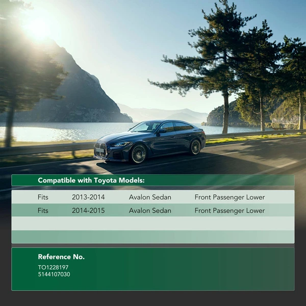 Front Passenger Lower Engine Splash Shield Under Cover for Toyota Avalon 2013-2015