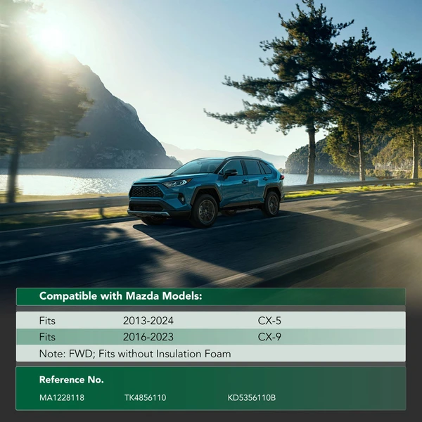 Rear Engine Splash Shield for 2013-2024 Mazda CX-5