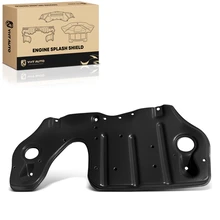 Rear Lower Black Engine Splash Shield
