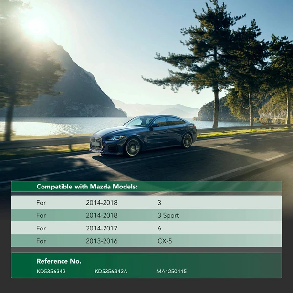 Front Driver Engine Splash Shield for Mazda 3 2014-2018 6 2014-2017 CX-5 2013-2016