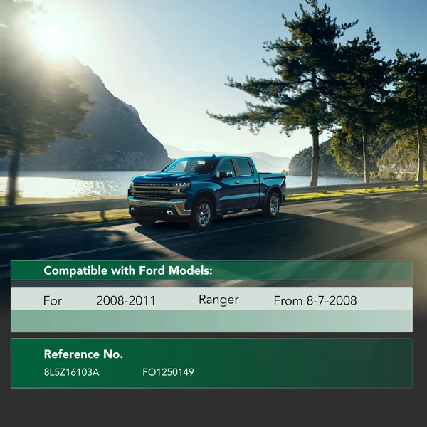 Front Driver Engine Splash Shield Undercar for Ford Ranger 2008-2011