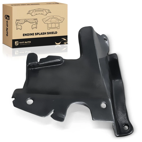 Front Driver Black Plastic Engine Splash Shield for Olds Alero Pontiac Grand Am