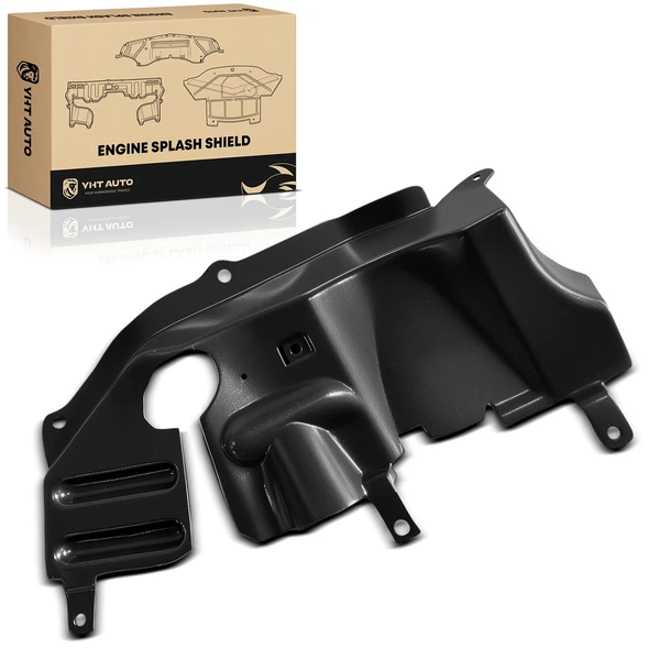 Front Passenger Black Plastic Engine Splash Shield for 1999-2004 Oldsmobile Alero