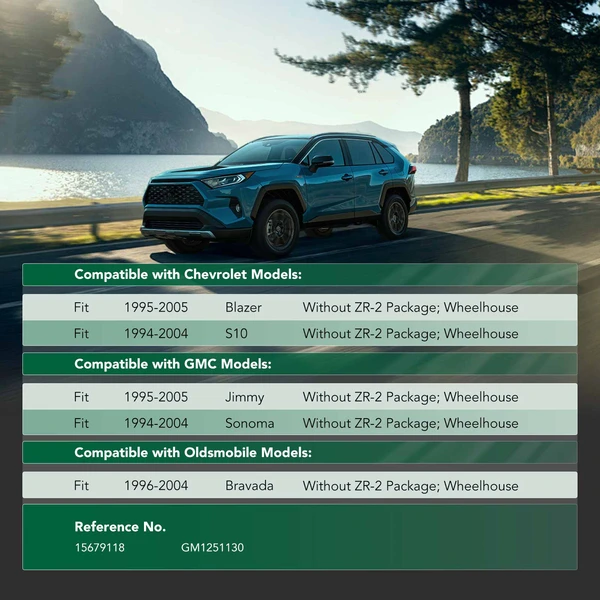 Front Passenger Engine Splash Shield for 1994-2004 Chevrolet S10