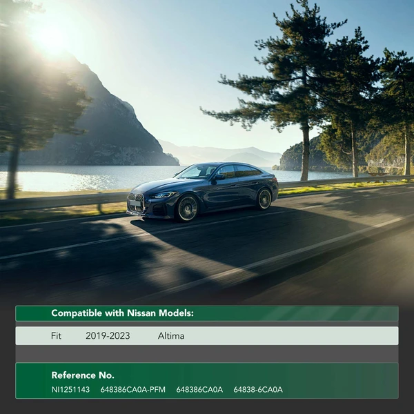 Front Passenger Plastic Engine Splash Shield for 2019-2023 Nissan Altima