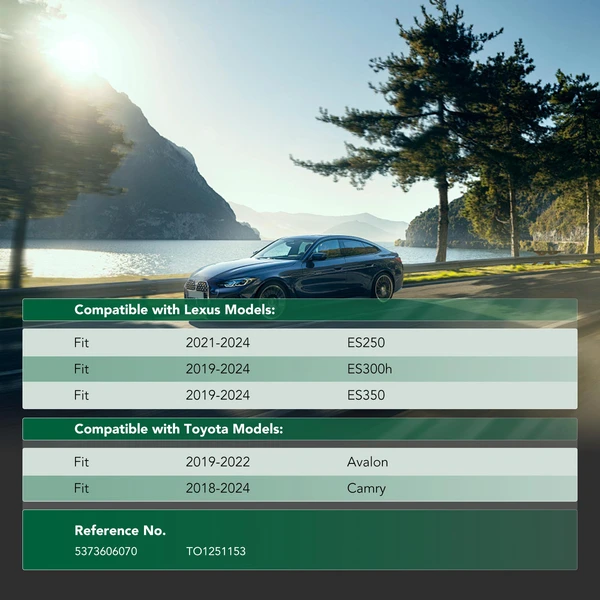 Front Passenger Engine Splash Shield for Toyota Camry Avalon Lexus ES350 ES250