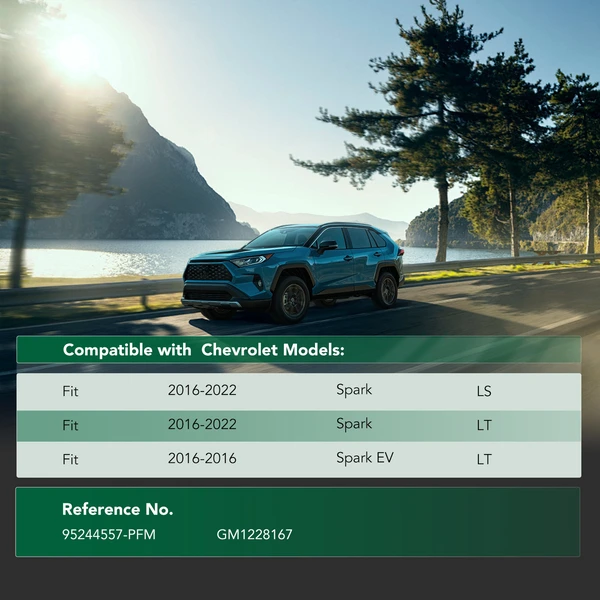 Front Lower Engine Splash Shield Undercar for 2016 Chevrolet Spark EV