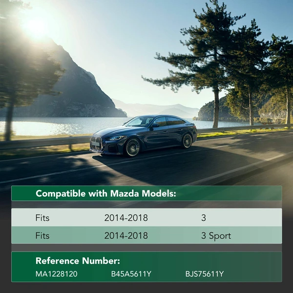 Front Engine Splash Shield for Mazda 3 Sport 2014-2018