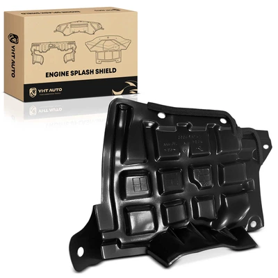 Front Passenger Lower Black Plastic Engine Splash Shield