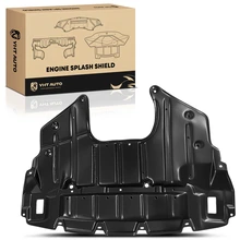 Front Black Plastic Engine Splash Shield Under Cover
