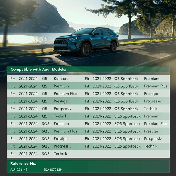 Front injection for 2021-2024 Audi Q5