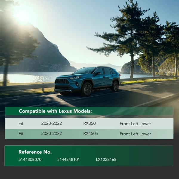 Front Driver Lower Engine Splash Shield for Lexus RX350 RX450h 2020-2022