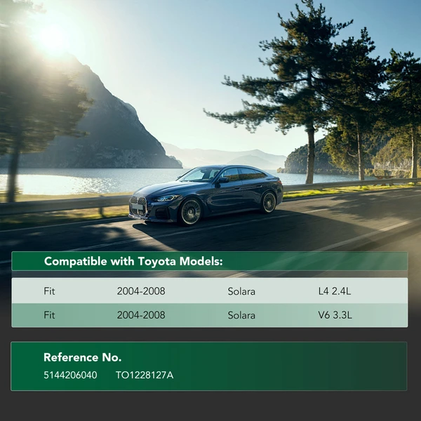 Driver Lower Engine Splash Shield for Toyota Solara 2004-2008 L4 2.4L V6 3.3L