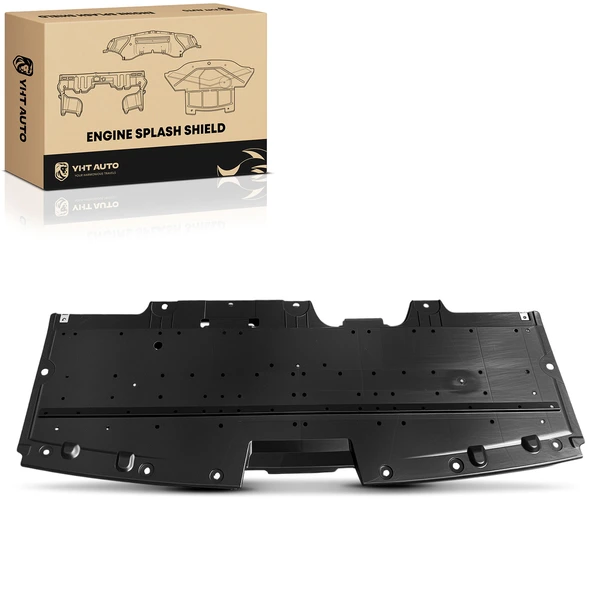 Front Black Plastic Engine Splash Shield for Mazda 3 3 Sport 2019-2025 Injection