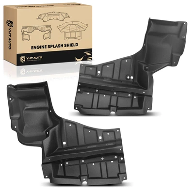 2 Pcs Driver & Passenger Engine Splash Shield