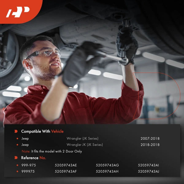 A-Premium APSKP006TW Metal Fuel Tank Skid Plate