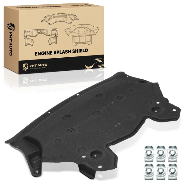 Front Black Engine Splash Shield for 2014-2018 BMW X5