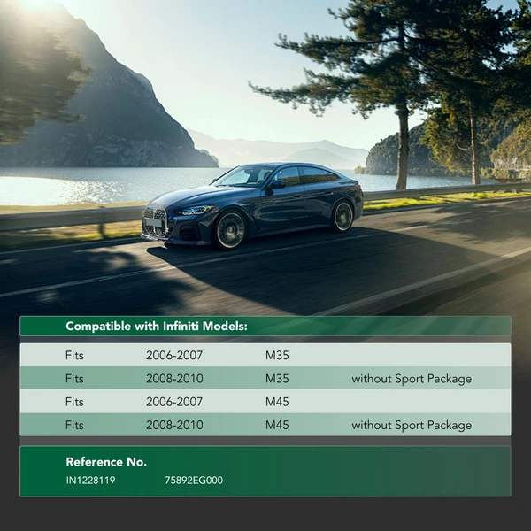 Front Lower Engine Splash Shield Under Cover for 2006-2010 INFINITI M45