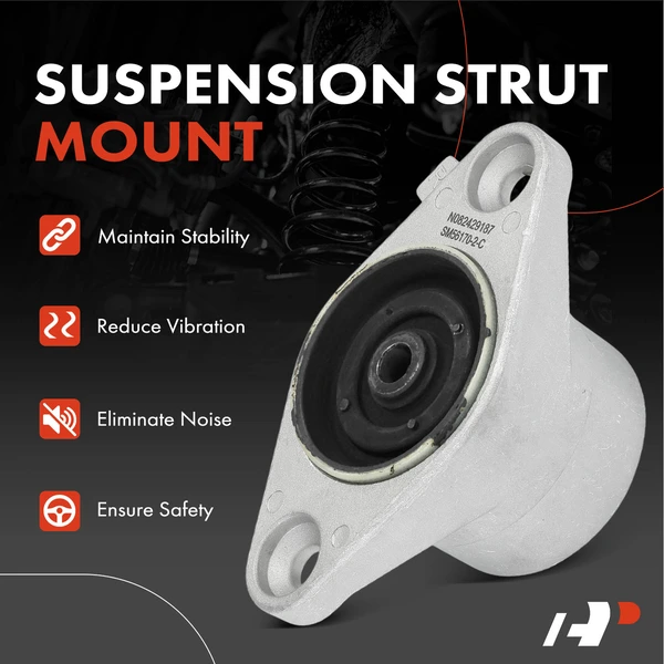 2 Pcs Rear Suspension Strut Mount for Hyundai Sonata 2006-2010 Azera Kia Rondo Amanti