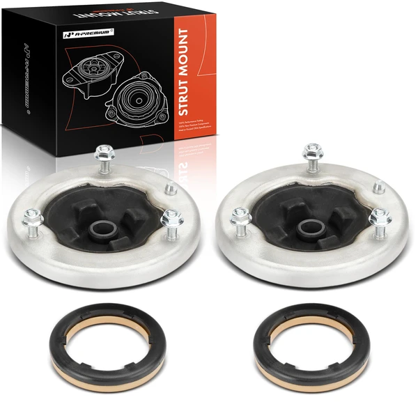 2 Pcs Front Suspension Strut Mount for BMW E65 745i 750Li 760Li Alpina B7