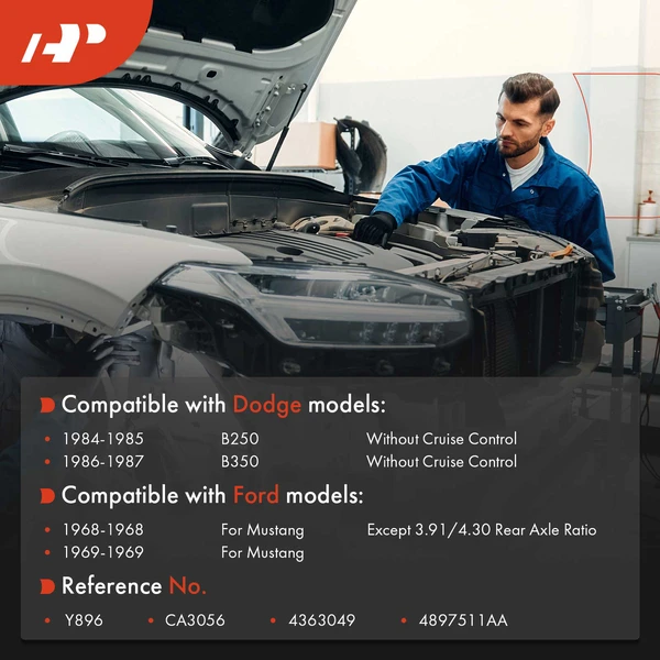 92 inch Speedometer Cable for Ford Mustang 1968-1969 Dodge B250 1984-1985 B350