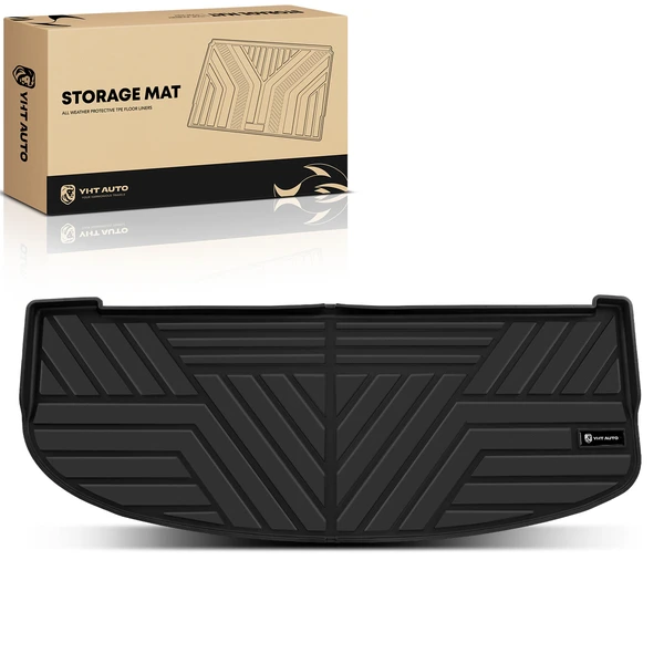 Rear Trunk Black Storage Mat Cargo Liner for Kia Telluride 2020-2024