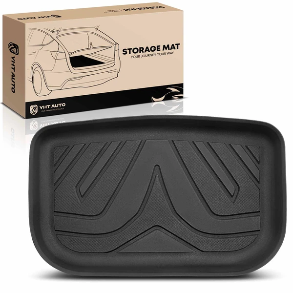 Rear Lower Trunk Black TPE Storage Mat Liner for 2020-2023 Tesla Y