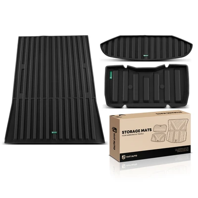 3 Pcs Front & Rear Storage Mat Cargo Liner