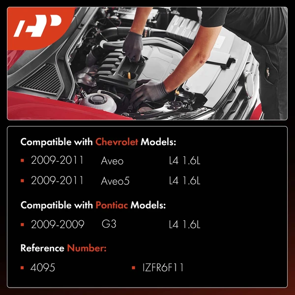 4 Pcs Iridium & Platinum Spark Plugs for Chevrolet Aveo Aveo5 2009-2011 Pontiac