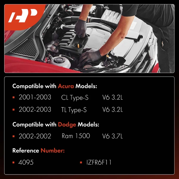 6 Pcs Iridium & Platinum Spark Plugs for 2001-2003 Acura CL