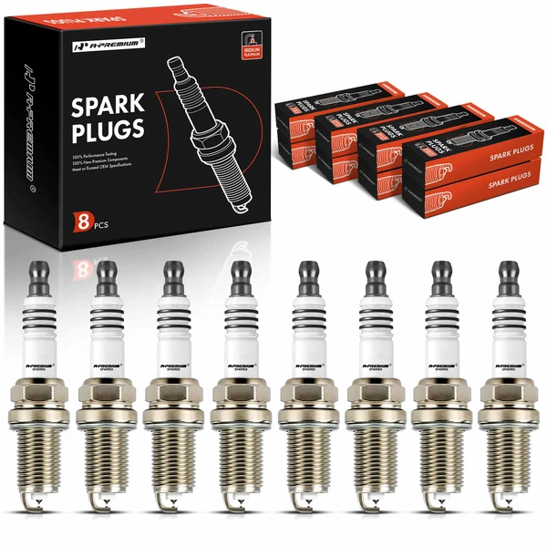 8 Pcs Iridium & Platinum Spark Plugs for 1998 Dodge B3500