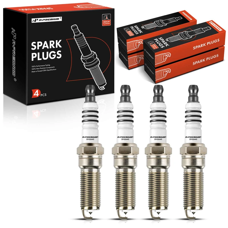 4 Pcs Iridium & Platinum Spark Plugs for 2014-2017 Chevrolet Impala