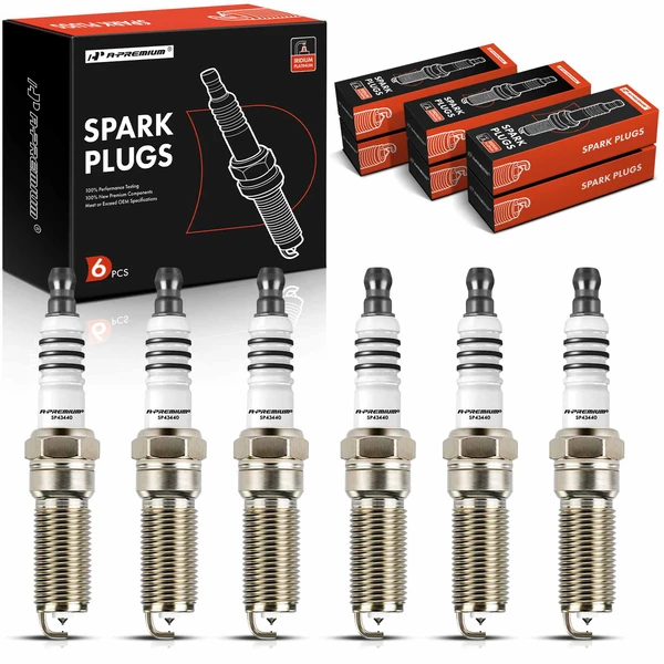 6 Pcs Iridium & Platinum Spark Plugs for 2004-2005 GMC Envoy XUV