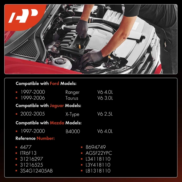 6 Pcs Iridium & Platinum Spark Plugs for Ford Ranger 97-00 Taurus Jaguar X-Type