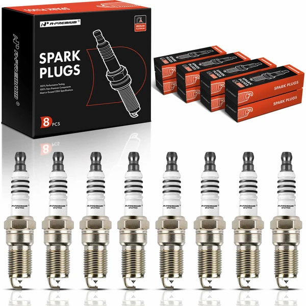8 Pcs Iridium & Platinum Spark Plugs for 2004 Ford F-150 Heritage