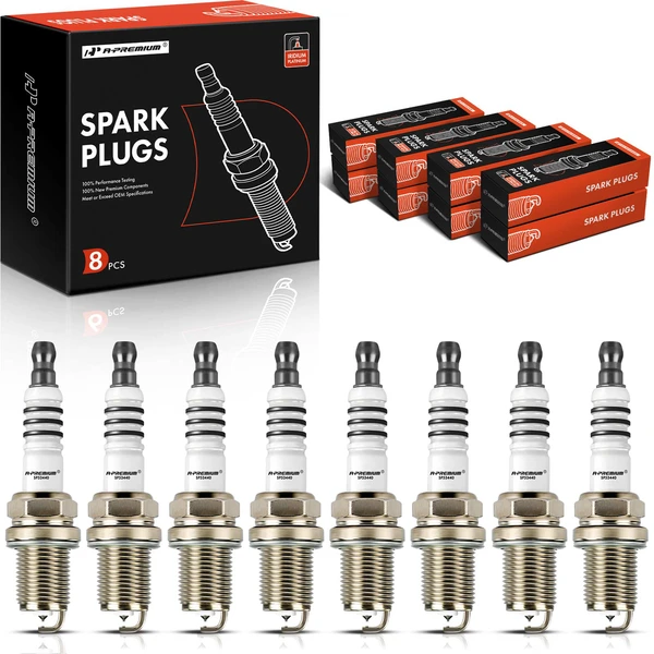 8 Pcs Iridium & Platinum Spark Plugs for 2002-2004 Jeep Grand Cherokee