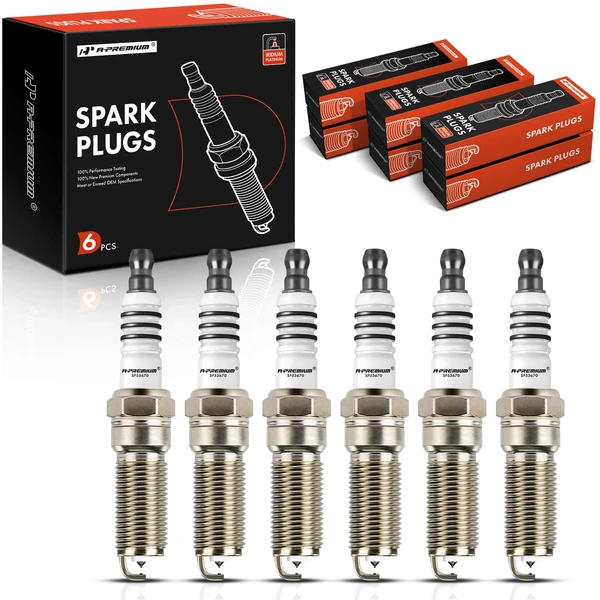 6 Pcs Iridium & Platinum Spark Plugs for 2007-2012 Mazda CX-9