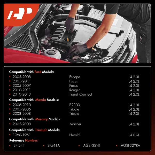 4 Pcs Iridium & Platinum Spark Plugs for Ford Escape 2005-2008 Mazda Mercury