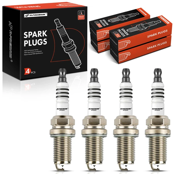 4 Pcs Iridium & Platinum Spark Plugs for 1995-2011 Hyundai Accent