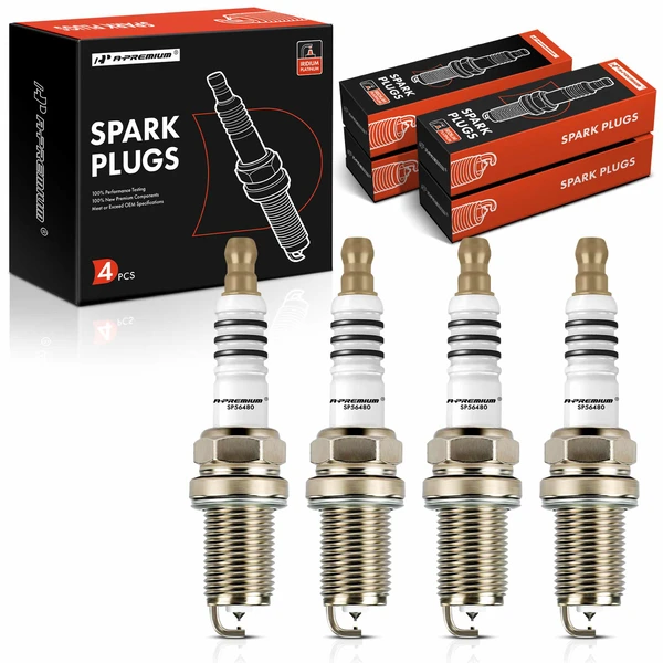 4 Pcs Iridium & Platinum Spark Plugs for 1999 Audi A4