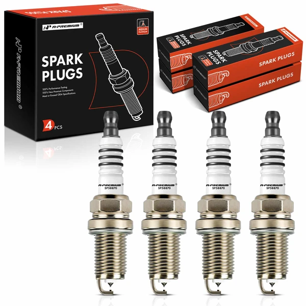 4 Pcs Iridium & Platinum Spark Plugs for 2007-2011 Jeep Compass