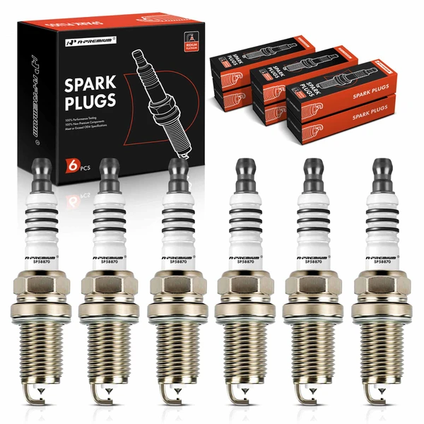 6 Pcs Iridium & Platinum Spark Plugs for 1998-2002 Mazda 626