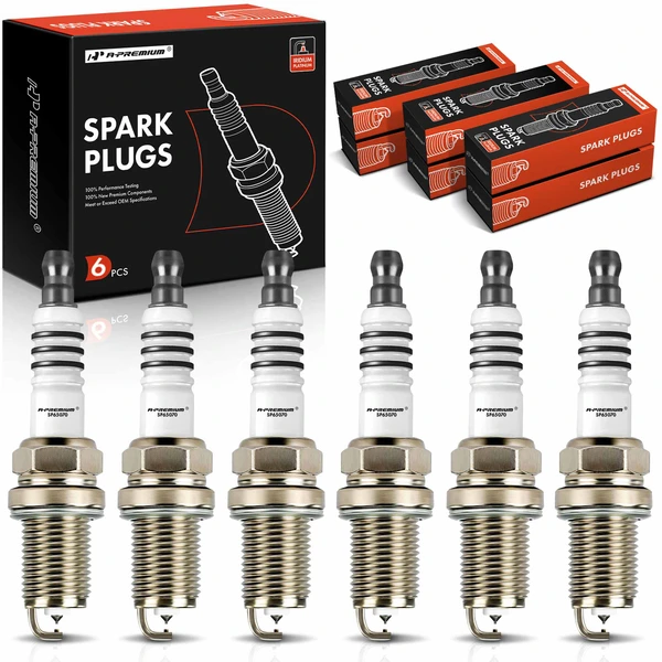 6 Pcs Iridium & Platinum Spark Plugs for 1991-1995 Alfa Romeo 164