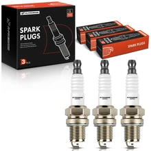 3 Pcs Nickel Spark Plugs for 1970-1975 Volvo 164