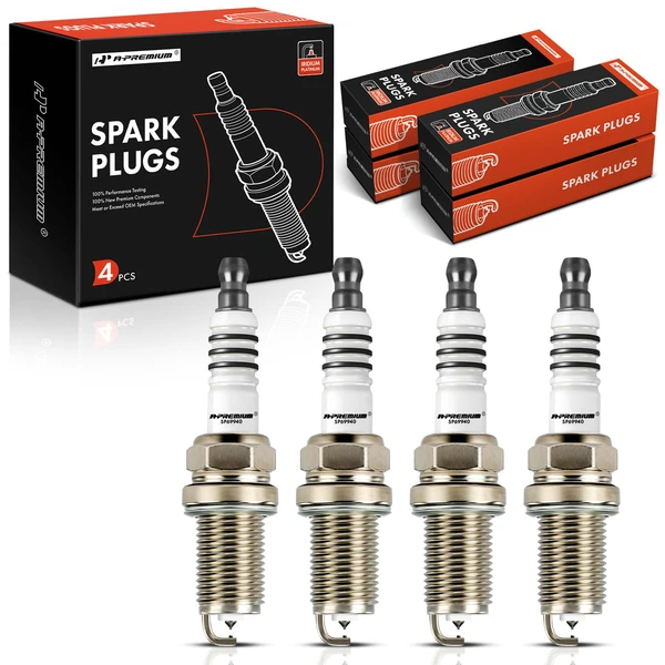 4 Pcs Iridium & Platinum Spark Plugs for 2006-2011 Acura CSX