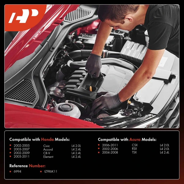 4 Pcs Iridium & Platinum Spark Plugs for Honda Civic CR-V Accord Acura CSX RSX