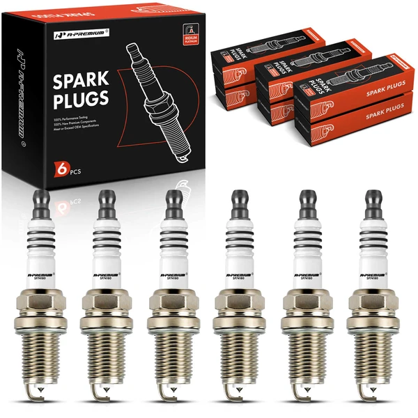 6 Pcs Iridium & Platinum Spark Plugs for 2002-2003 Suzuki XL-7